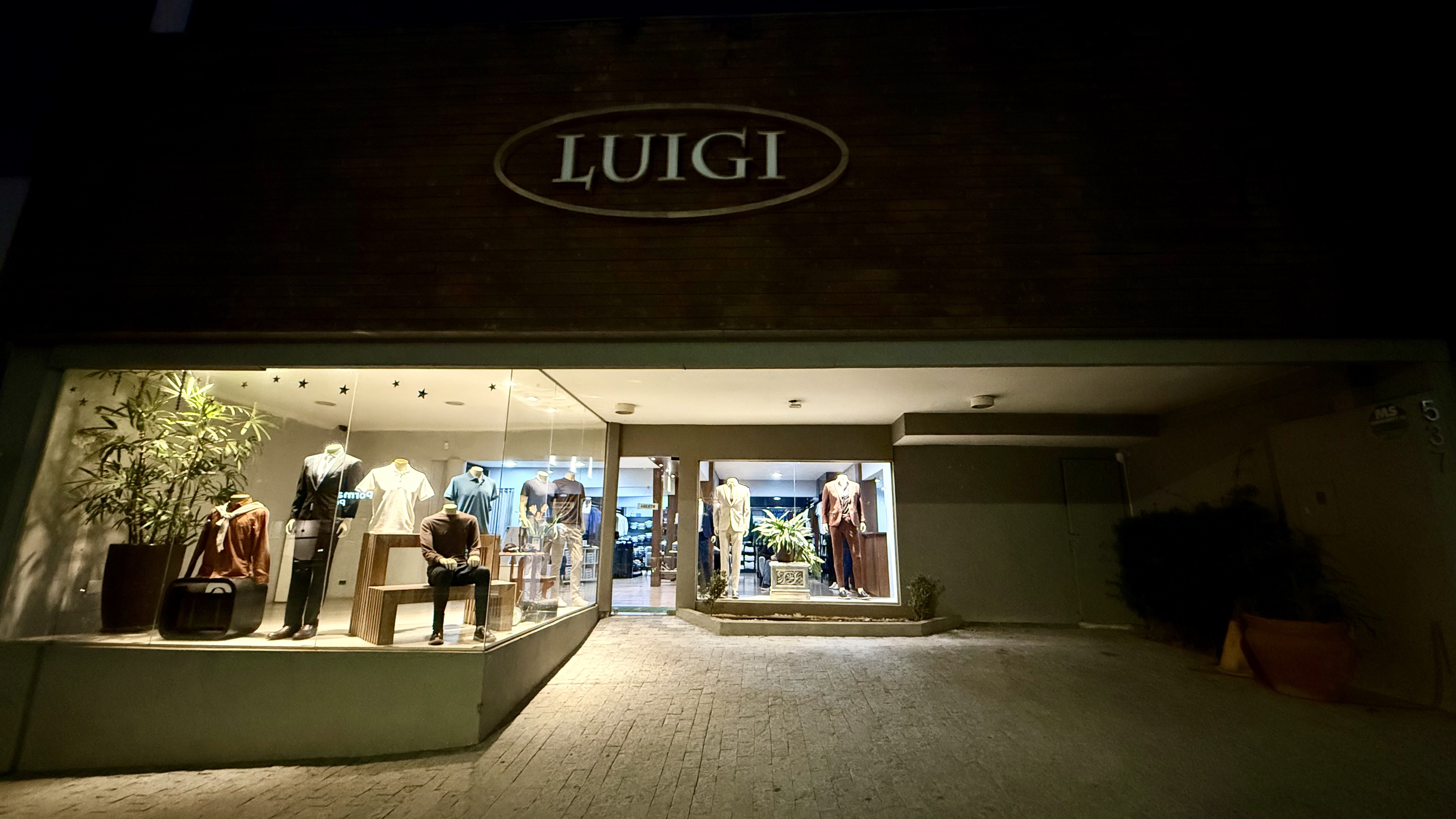 Ambiente da loja Luigi For Men